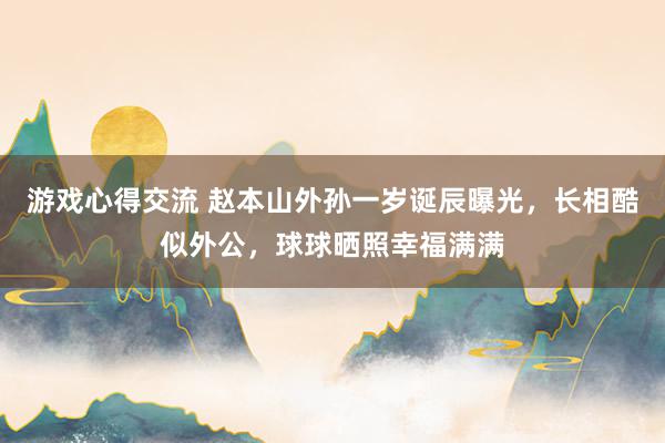 游戏心得交流 赵本山外孙一岁诞辰曝光，长相酷似外公，球球晒照幸福满满